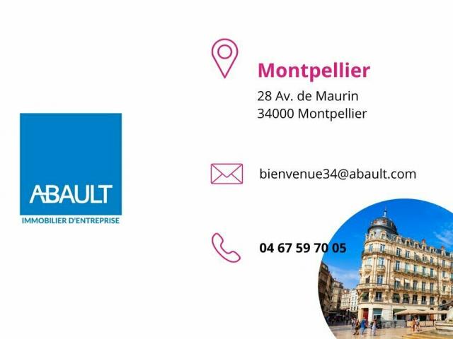 ABAULT immobilier d'entreprise Montpellier vous présente cette cession de Droit au bail Rue de l'ancien courrier à Montpellier local d'environ 38 m².<br />